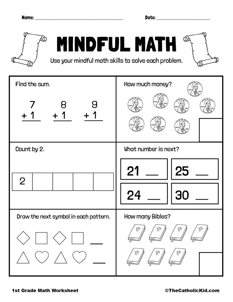 1 Grade Printable Worksheets Printable Worksheets