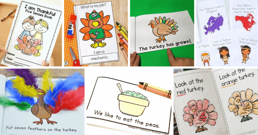 10 Free Thanksgiving Printable Books Fun A Day 