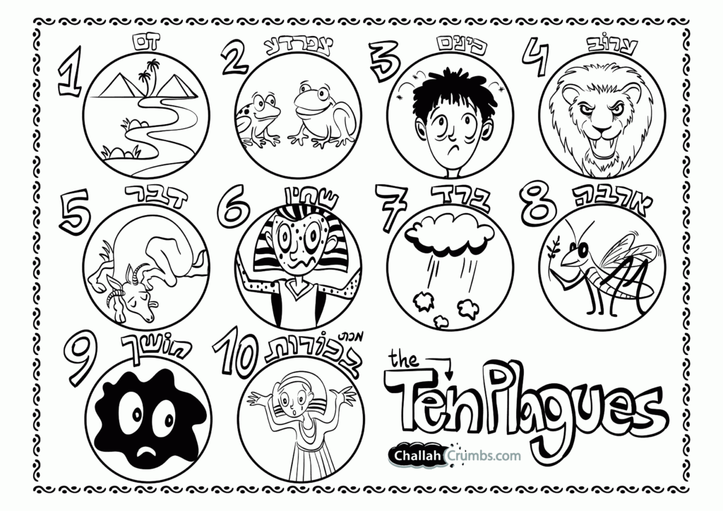 10 Plagues Printable Printable Word Searches