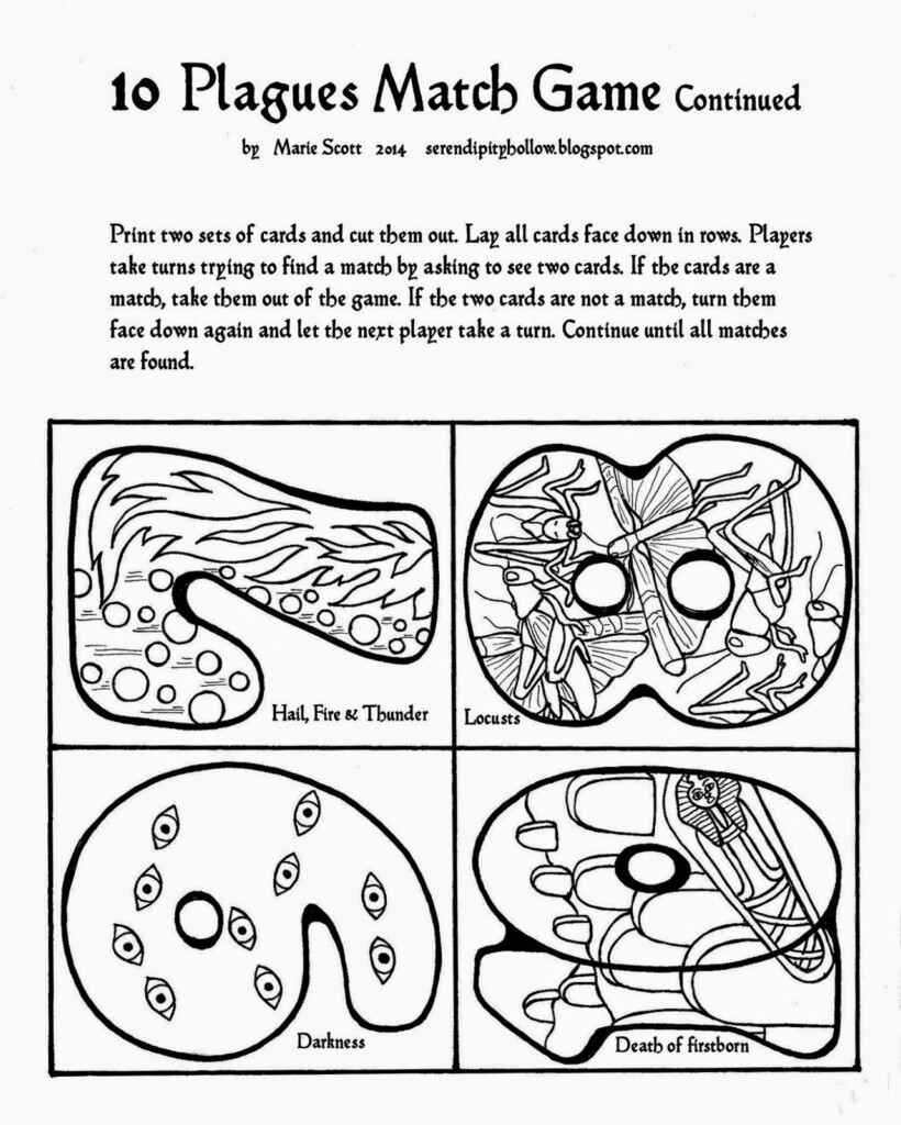 10 Plagues Printable Printable Word Searches