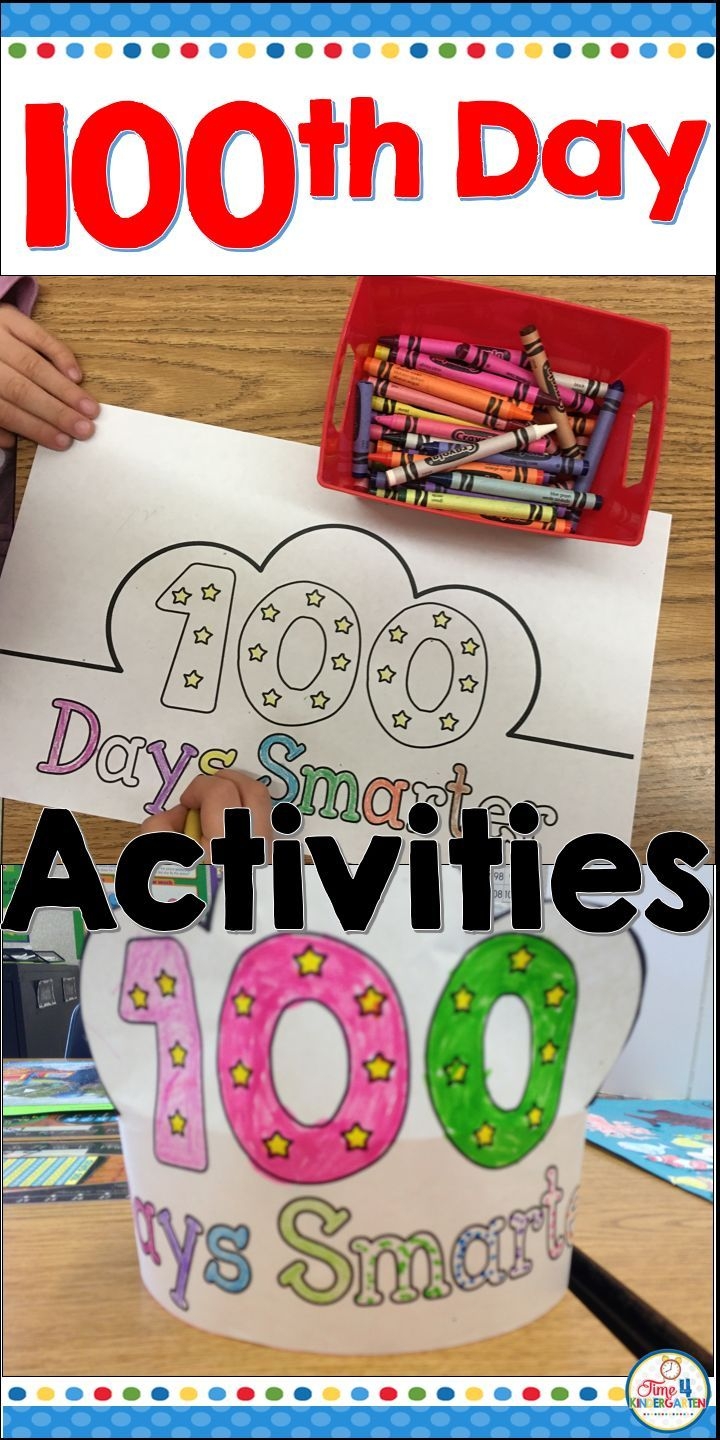 100th Day Of School Activities Kindergarten First And Second Grade