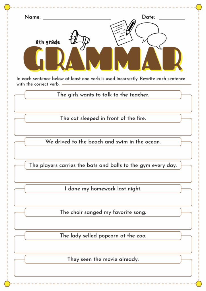 17 8th Grade Spelling Worksheets Free PDF At Worksheeto 