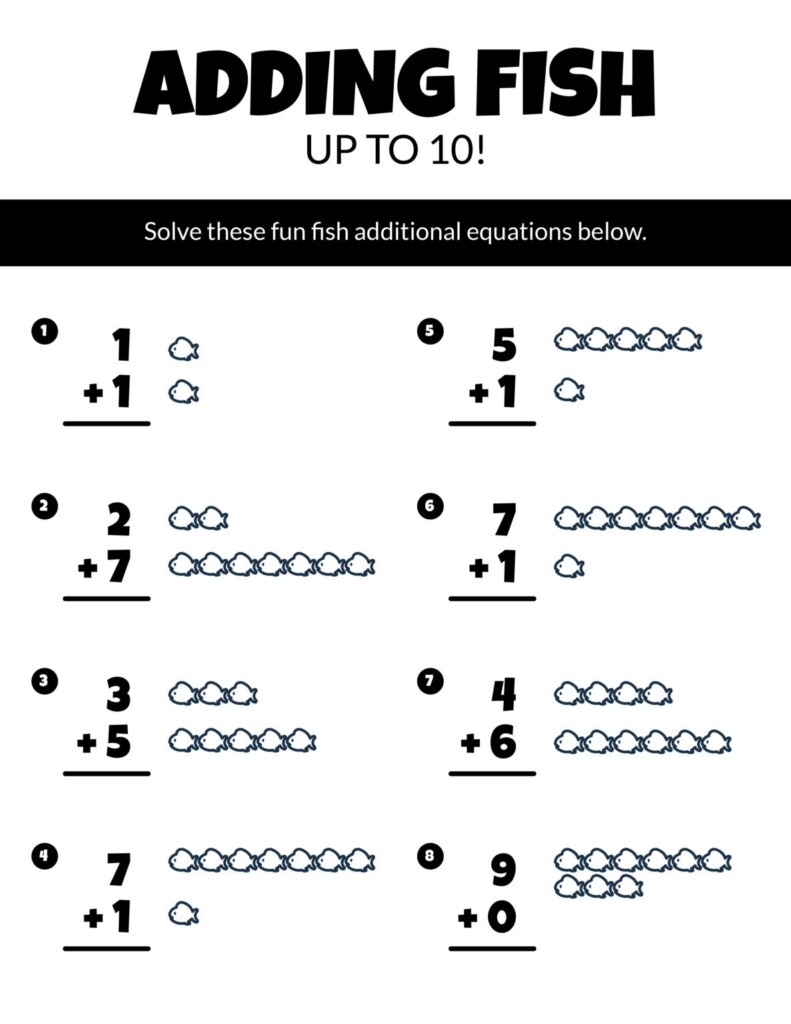 1st Grade Addition Worksheet