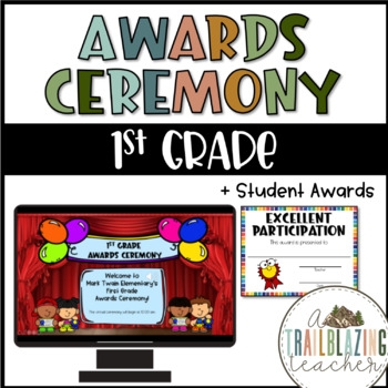 1st Grade Awards Ceremony Student Awards By A Trailblazing Teacher