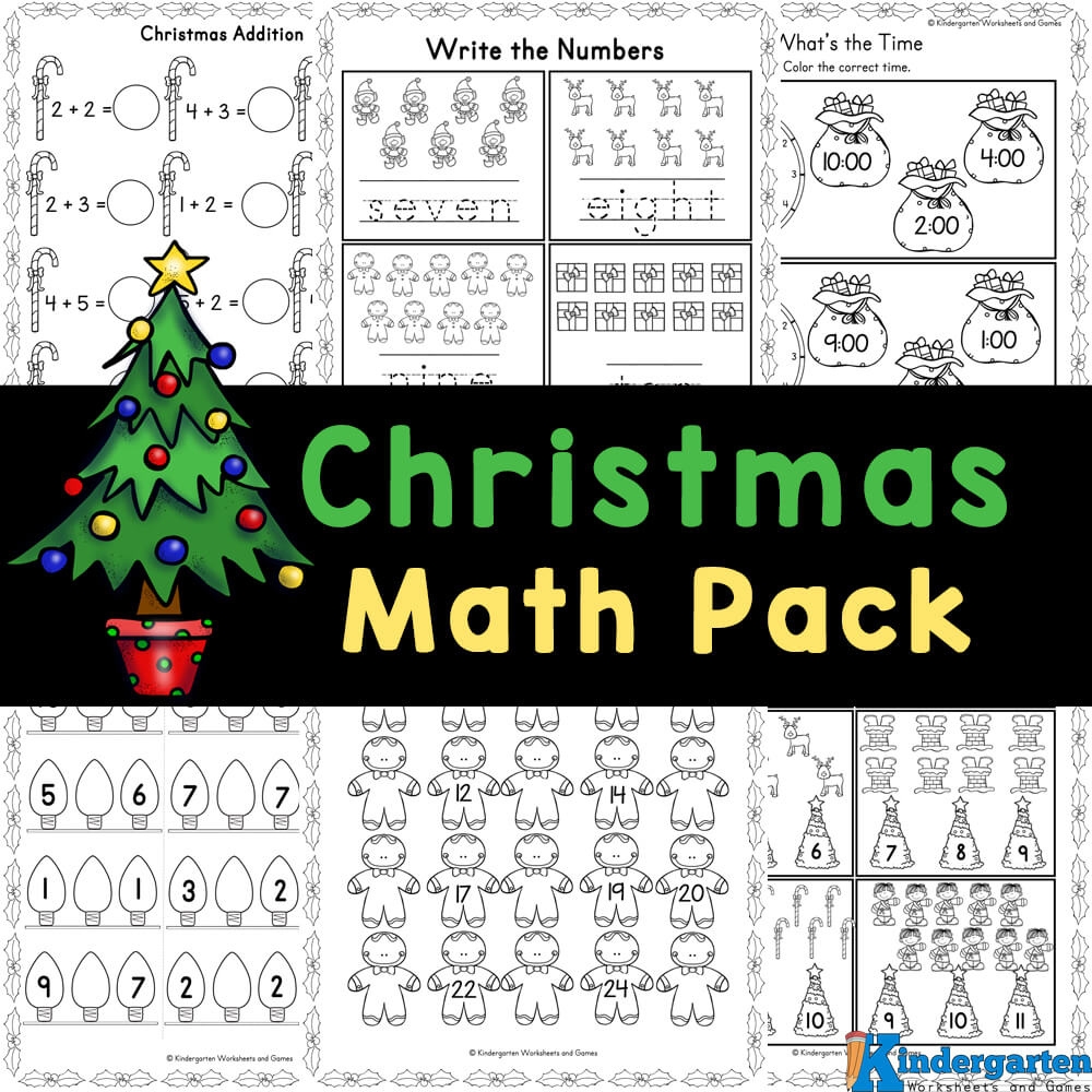 1st Grade Christmas Math Worksheets Math Worksheets Printable