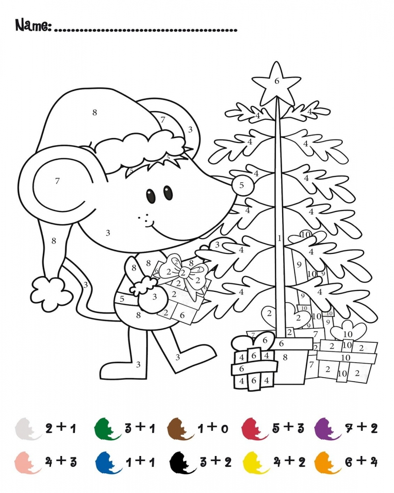 1st Grade Christmas Math Worksheets Printable And Free Math