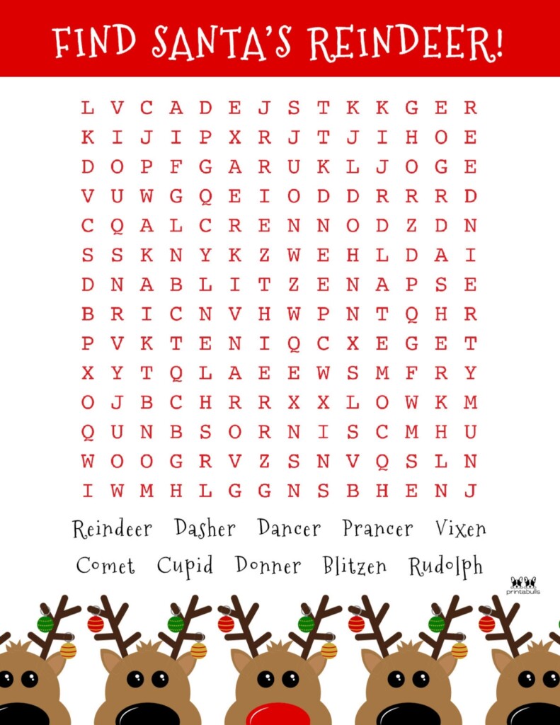 1st Grade Christmas Word Search Printable Word Search Maker