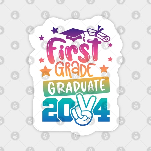 1st Grade Graduate 2024 1st Grade Magnet TeePublic