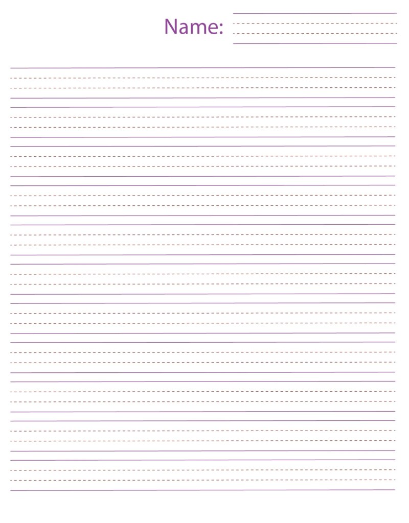 1st Grade Handwriting Paper 10 Free PDF Printables Printablee