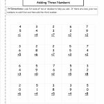 1st Grade Math Facts Subtraction By 3s Printable Worksheet Math 