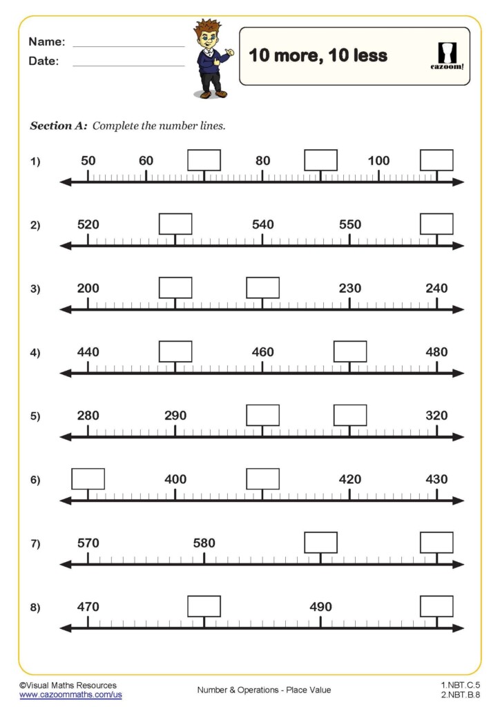 1st Grade Math Worksheets PDF Printable Math Worksheets