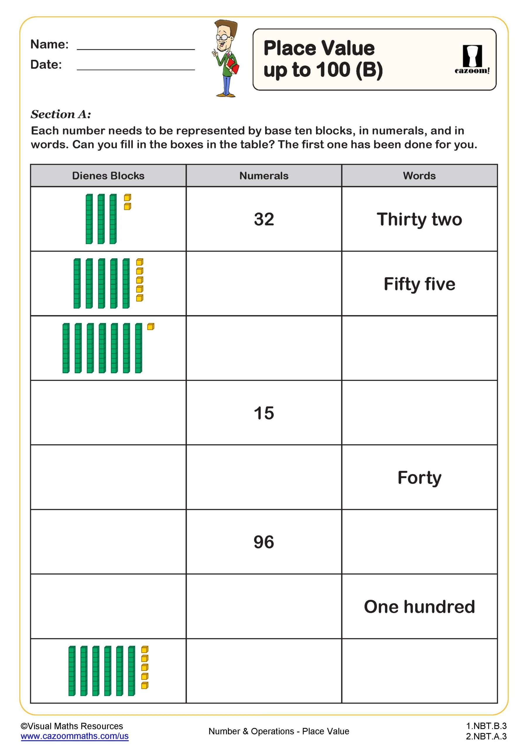 1st Grade Math Worksheets PDF Printable Math Worksheets Worksheets