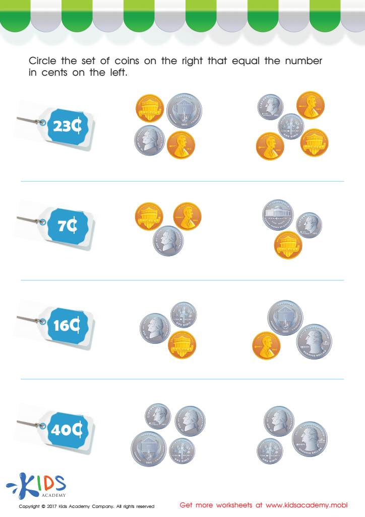 1st Grade Money Worksheets Free Printable Counting Money Practice