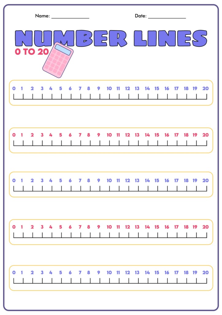 1st Grade Number Line 10 Free PDF Printables Printablee