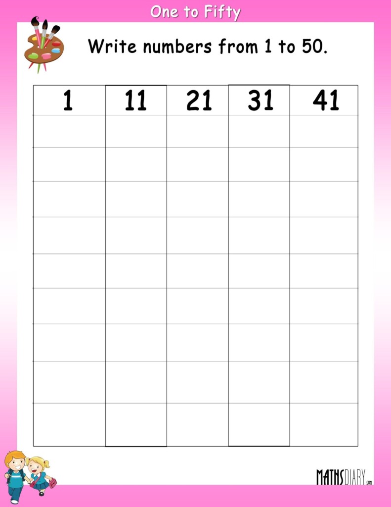 1st Grade Printable Math Counting Worksheets 1st Grade Math Facts And 