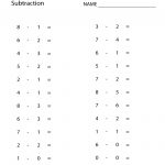 1st Grade Printable Math Worksheet Math Worksheets Printable