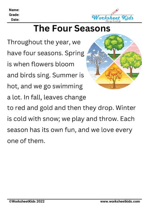 1st Grade Reading Comprehension Free Printable Worksheets Worksheets 