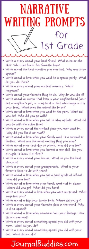 1st Grade Reading Journal Prompts