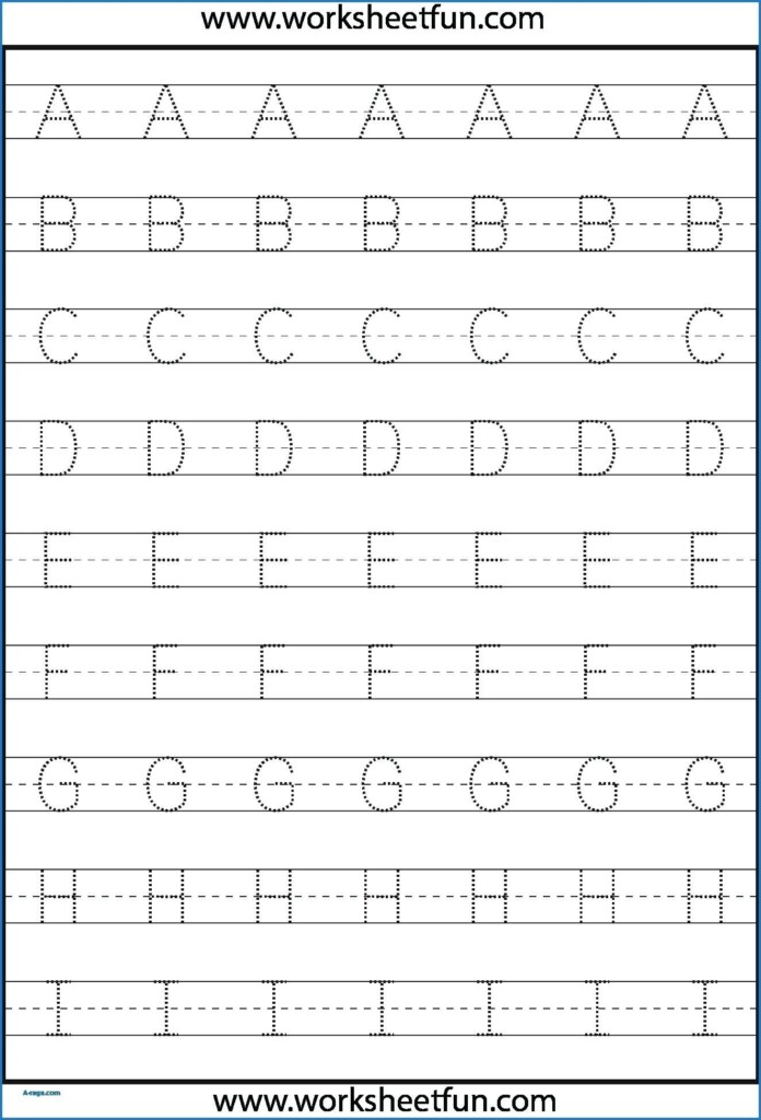 1st Grade Tracing Worksheets