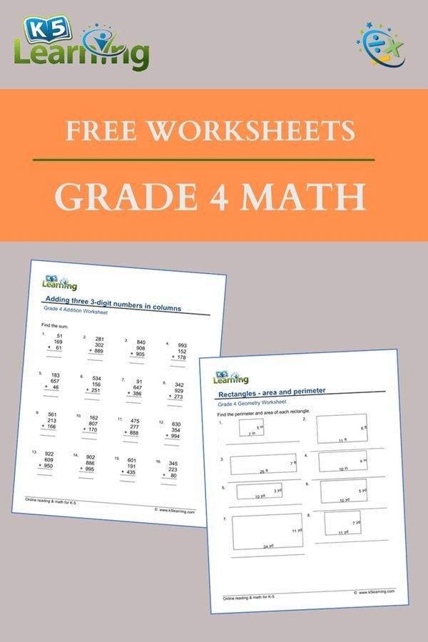 25 Math Worksheets 4th Grade Printable Free Printable PDF Template