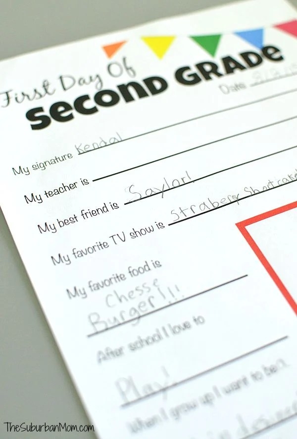 2Nd Grade All About Me Free Printable Free Lego All About Me 