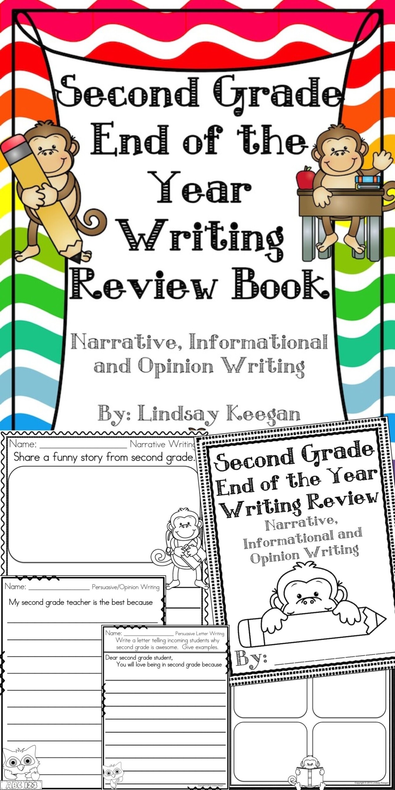 2Nd Grade End Of Year Review Printable Eddy C Stump