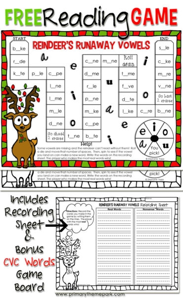 2nd Grade Reading Games Printable