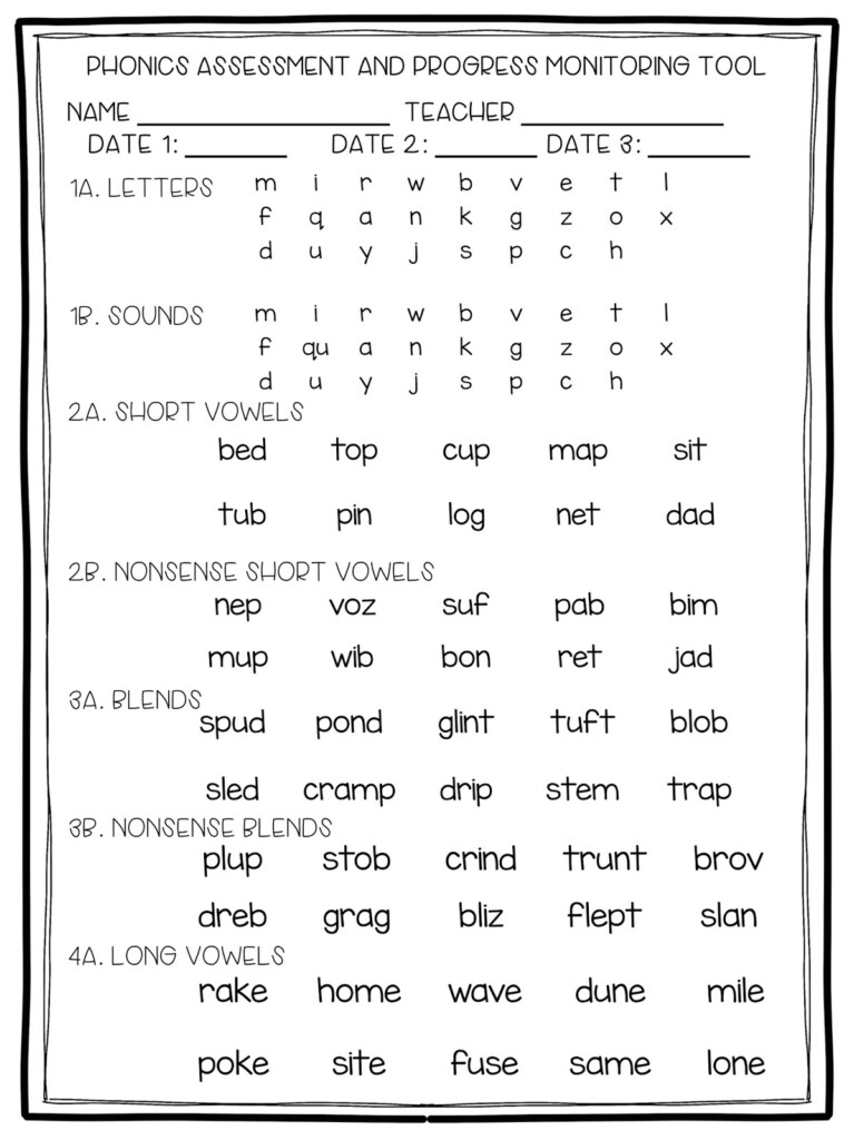 2Nd Grade Snickerdoodles Free Printable Phonics Assessments Free 