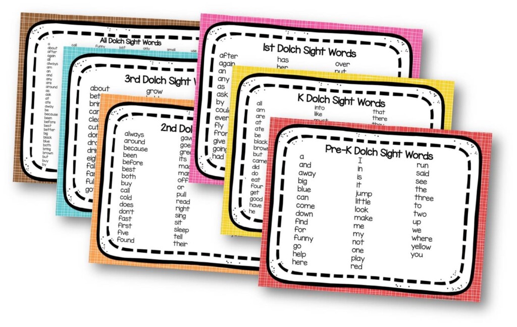 300 Sight Word List Printable