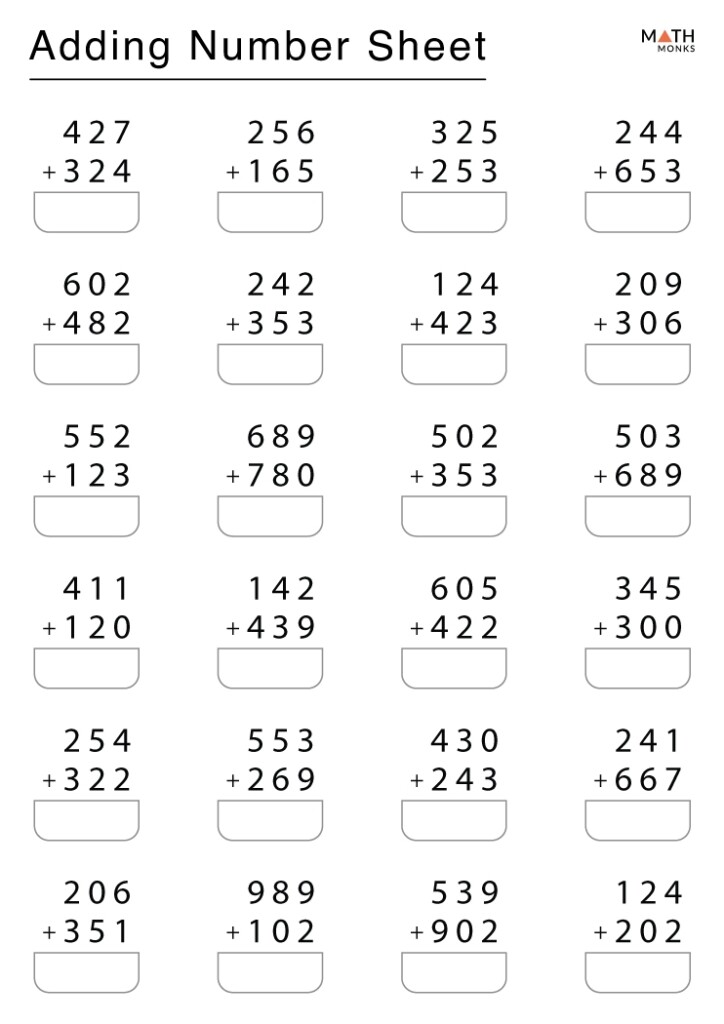 3rd Grade Math Worksheets Pdf Printable Free Printables Worksheets 