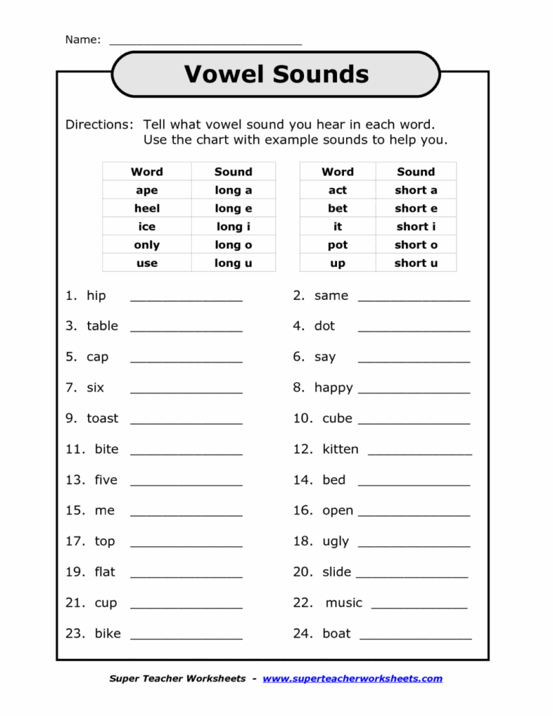 3rd Grade Phonics Worksheets