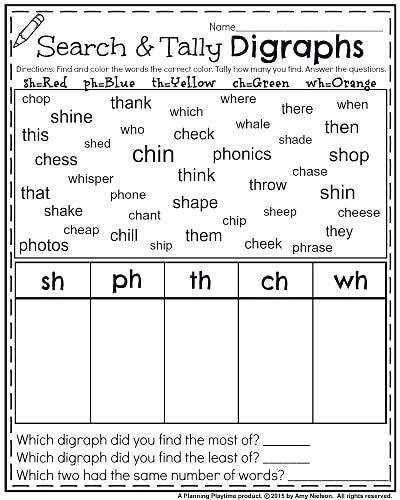 3rd Grade Phonics Worksheets Free