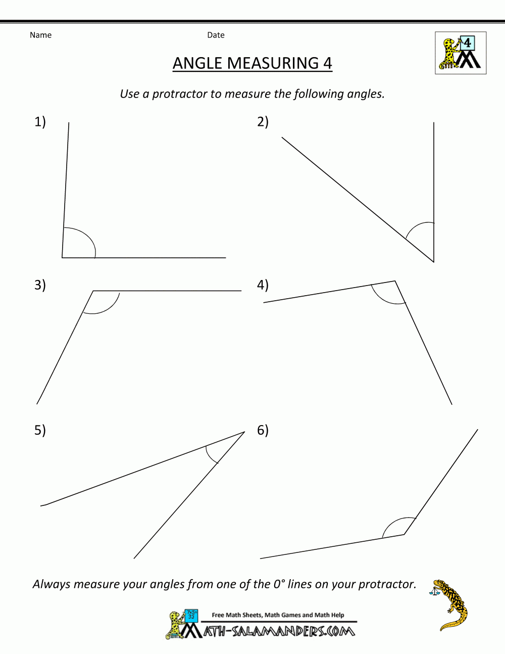 4Th Grade Geometry Worksheets Printable Printable Worksheets