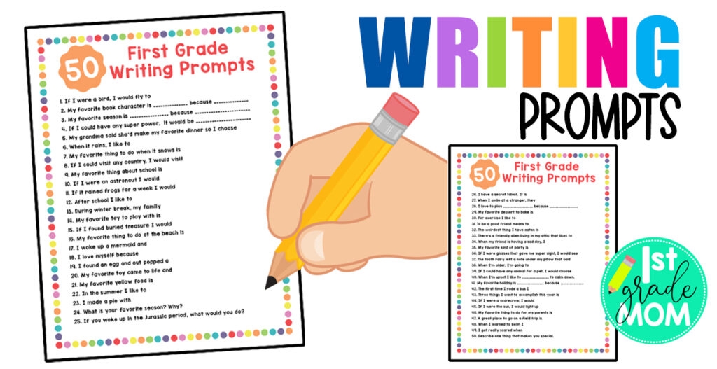 50 First Grade Writing Prompts