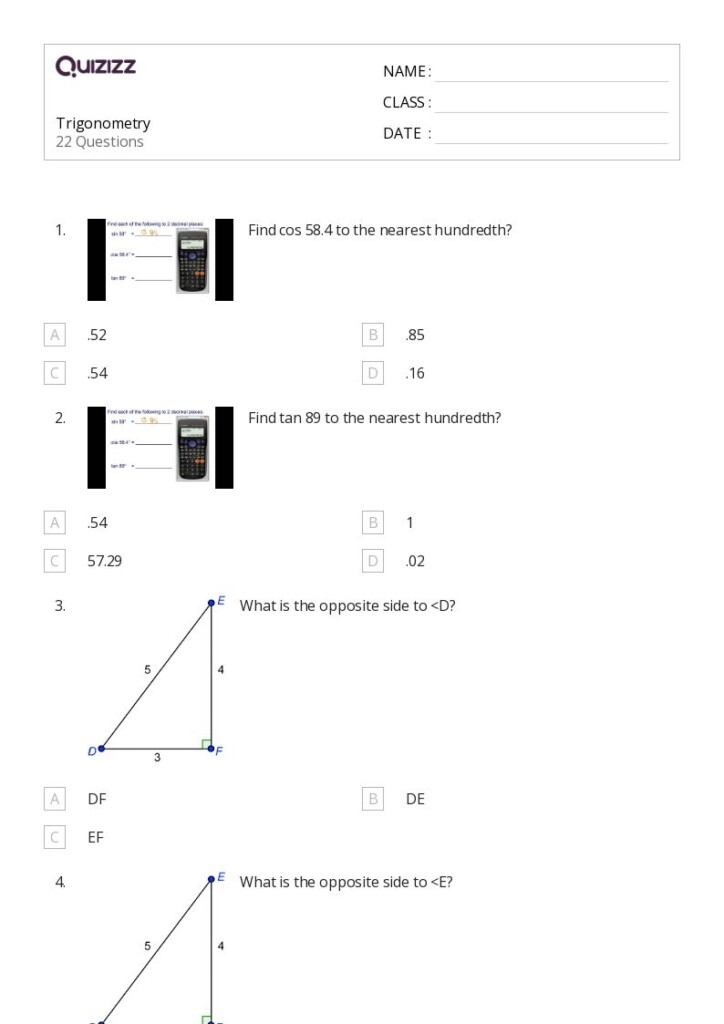 50 Math Worksheets For 12th Grade On Quizizz Free Printable 