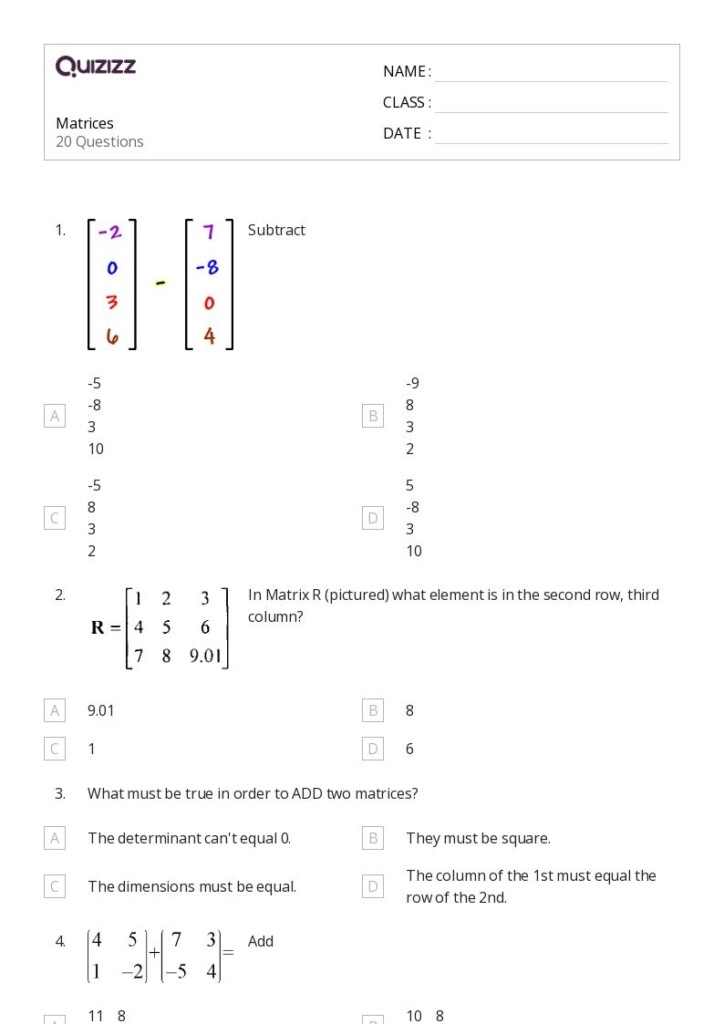 50 Math Worksheets For 12th Grade On Quizizz Free Printable 