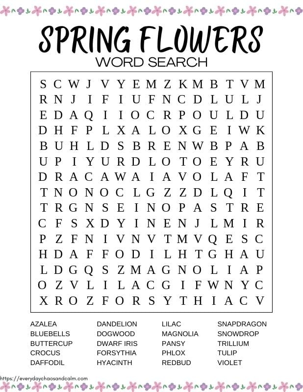 5th Grade Free Printable Word Search Printable Word Search Maker