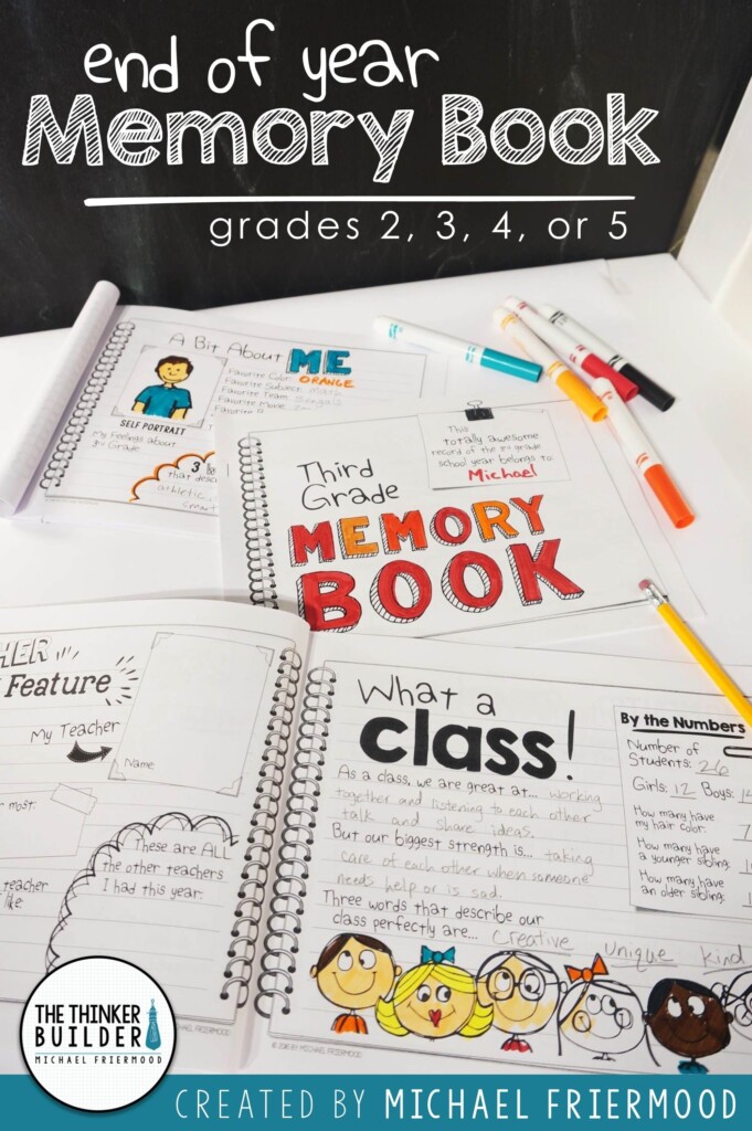 5Th Grade Memory Book Printable