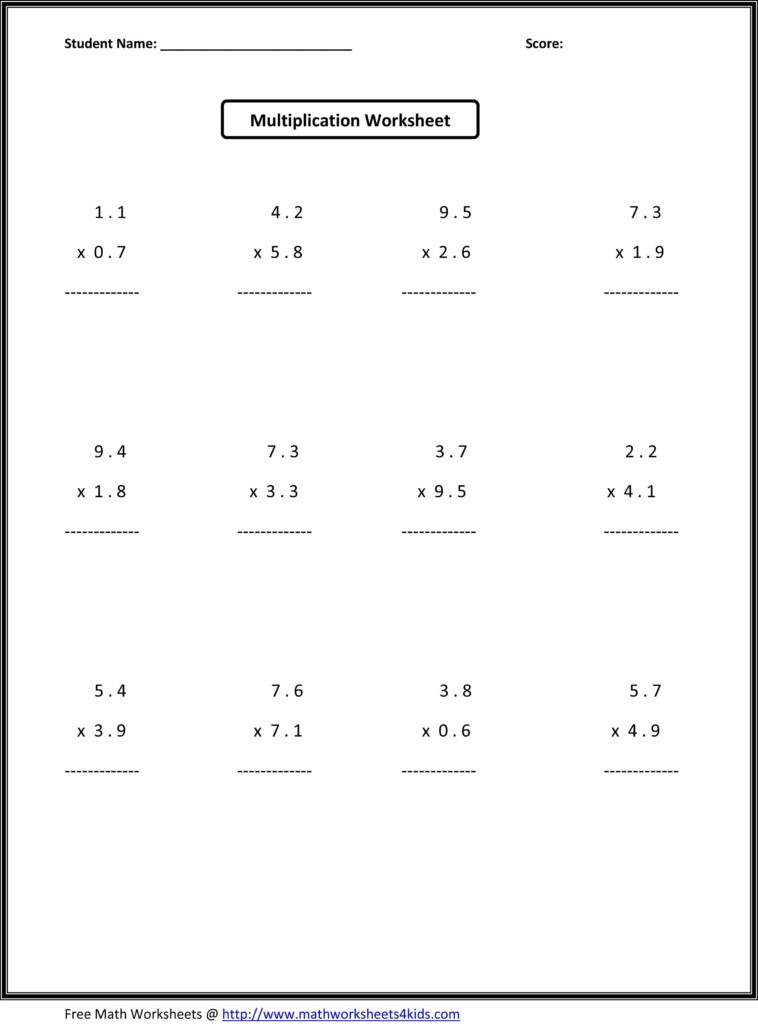 7Th Grade Math Worksheets Printable Lexia 39 s Blog