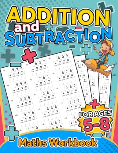 Addition And Substraction Maths Workbook For Ages 5 8 1st 2nd 2nd 