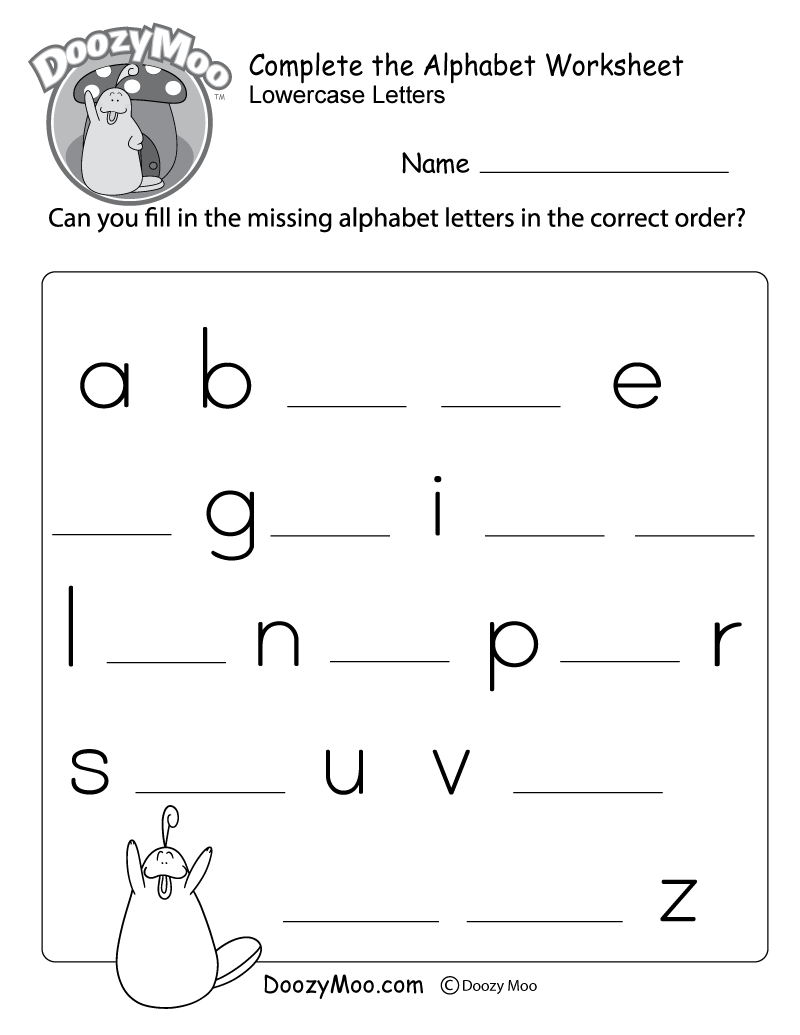 Alphabet Worksheets For Grade 1 AlphabetWorksheetsFree