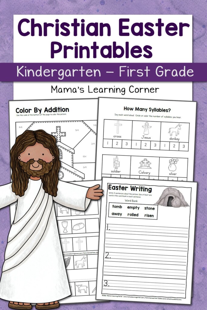 Big List Of Christian Easter Worksheets And Printable Hands On 