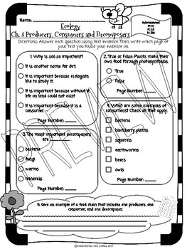 CKLA Grade 3 Unit 11 Ecology Reading Quiz BUNDLE By Chalkboards And Coffee