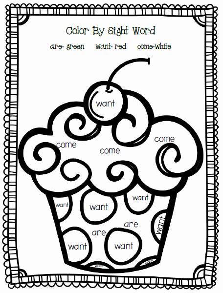 Color Sight Word Worksheets Inspirational 4 Best Of Color By Word 