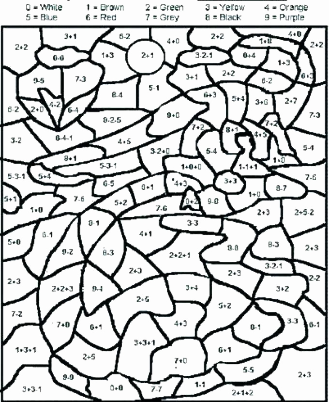Coloring Math Worksheets 2nd Grade Beautiful Math Coloring Pages 2nd 