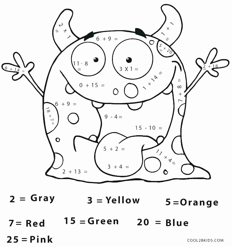 Coloring Math Worksheets 2nd Grade Fresh Coloring Pages Second Grade At 