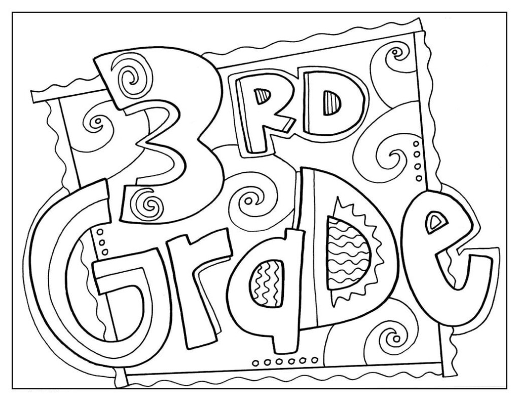 Coloring Pages 3rd Grade Free Coloring Book 