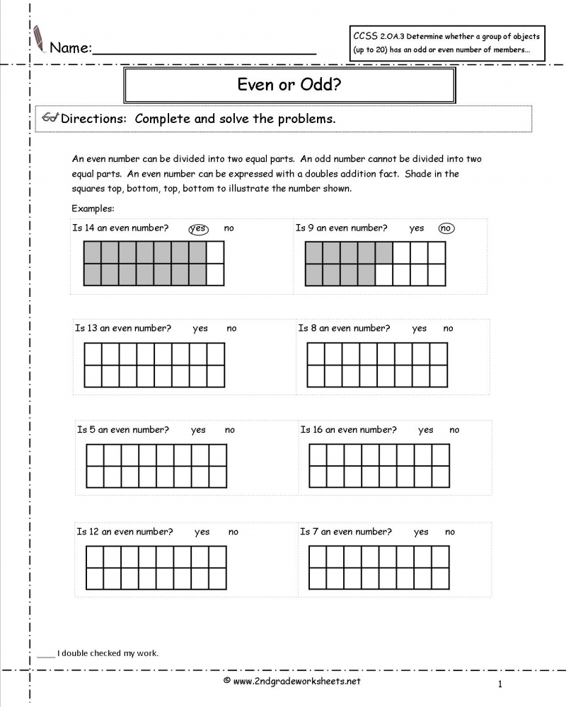 Common Core Math Sheets 2nd Grade Common Core Worksheets