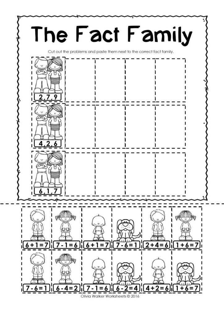 Cut And Paste Math Worksheets For 2nd Grade 2nd Grade Math Worksheets
