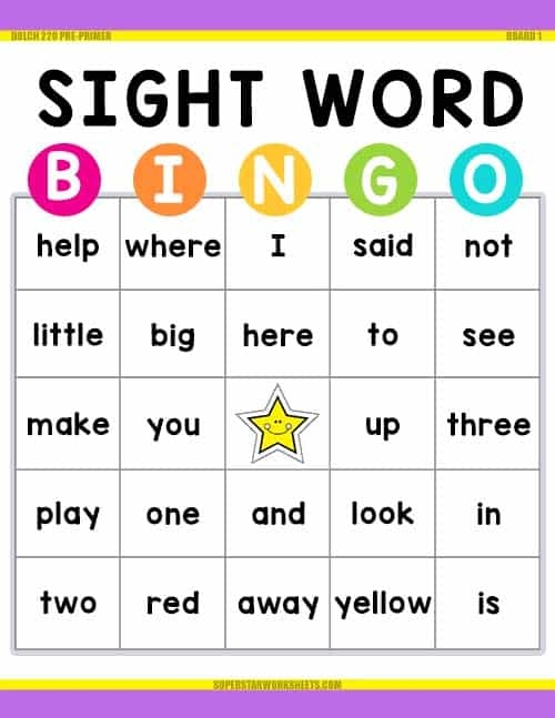 Dolch Sight Words 2nd Grade Bingo Cards Printable Bin Vrogue co